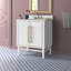 Meuble-lavabo simple 30 po avec comptoir en marbre de Carrare Ewen-1727171068-1727171067-1727171066