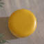 30cm Small Round Faux Leather Upholstered Ottoman-832455376