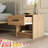 Modern Nightstand with 1 Drawer & Multiple Shelves, 20.5 x 18.3 x 17.7 inches | 100% Melamine Coated Particle Board, Thickness: 0.7 inches | Wall-Mountable Design, Elegant & Functional for Bedroom Decor-1747499583