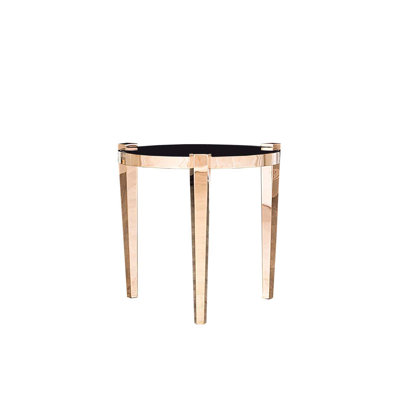 Glass Top End Table