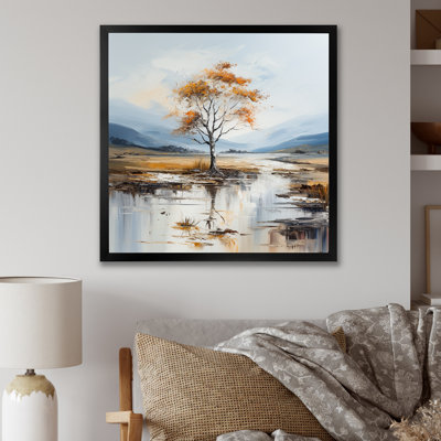 Minimalisme, rivières, élégance résonnante II sur toile