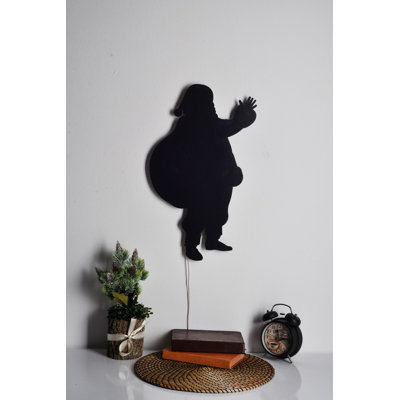 Applique murale décorative à DEL, rouge, 12,6 po x 20,5 po | Base de panneau de fibres à densité moyenne noire (0,1 po d'épaisseur) | 60 DEL / m, 470 lumens, 3 500 K | Système de suspension murale intégré, écoénergétique de 23,5 watts, parfait pour un décor moderne