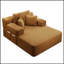 Canapé-lit convertible surdimensionné en velours côtelé duveteux avec poches de rangement et coussins moelleux pour des espaces de vie polyvalents-1578092741-1578092742