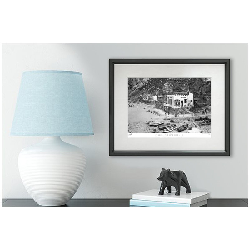 St Agnes, The Cove Cafe C1960 by Francis Frith - Single Picture Frame Print, 28cm H x 36cm W x 2.3cm D