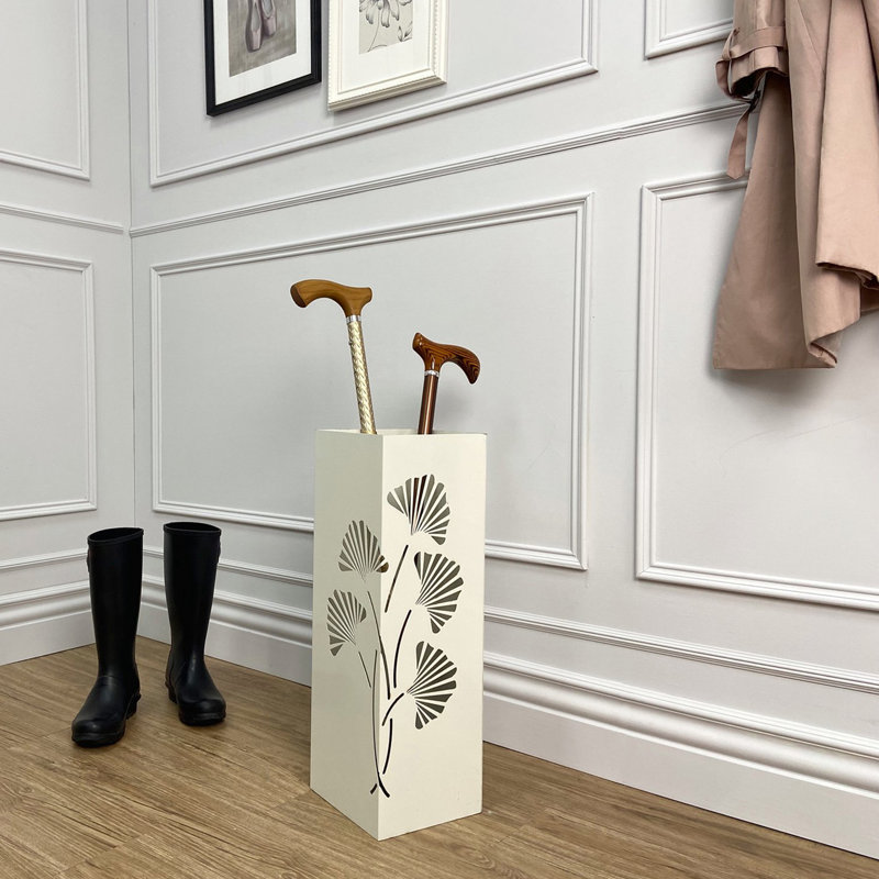 Farolt Freestanding Umbrella Stand, White