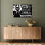 «Man Hold an American Football - It's Not about Being Better than Someone Else» - Art textuel sur toile tendue-1445790986