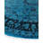 Daia One-of-a-Kind Round 8' 1" X 8' 2" New Age Round Wool Area Rug Blue