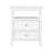 Weston White 2 Drawer Nightstand-449055144