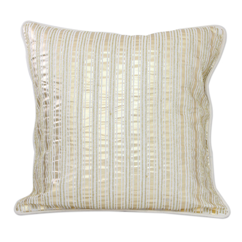  Housse de coussin en coton Parallels