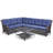 Schutt Wicker 6 - Person Patio Conversation Set with Cushions-89059639-89059637