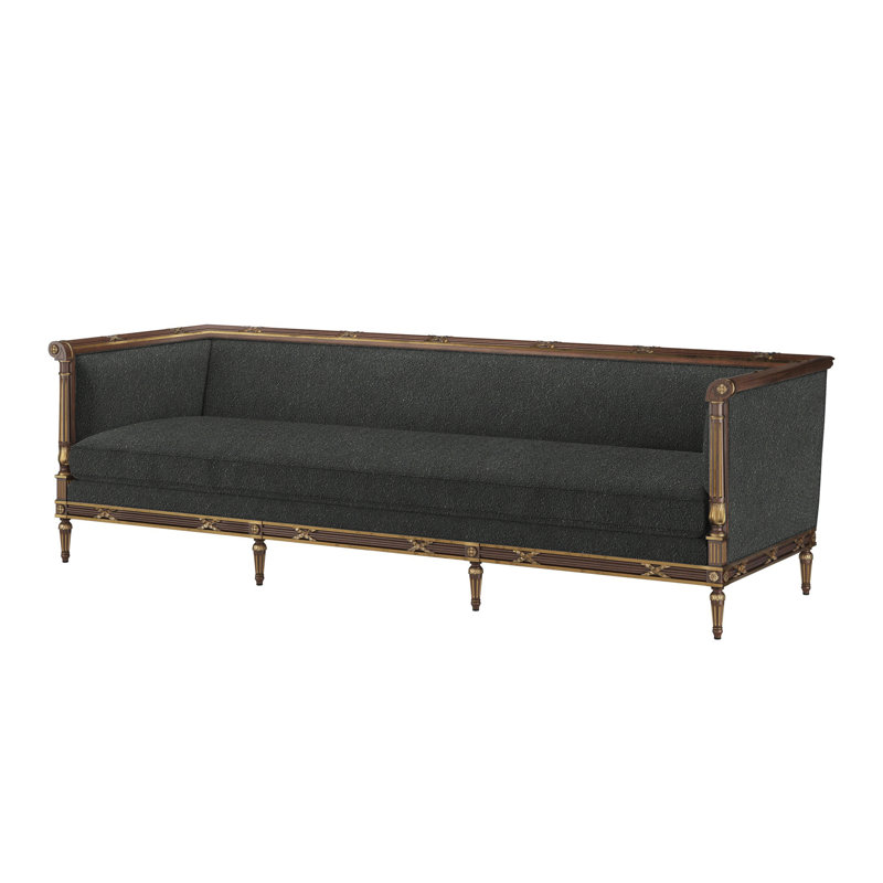 Regent's Visit Sofa, Rise Charcoal (Performance fabric) 1357-95