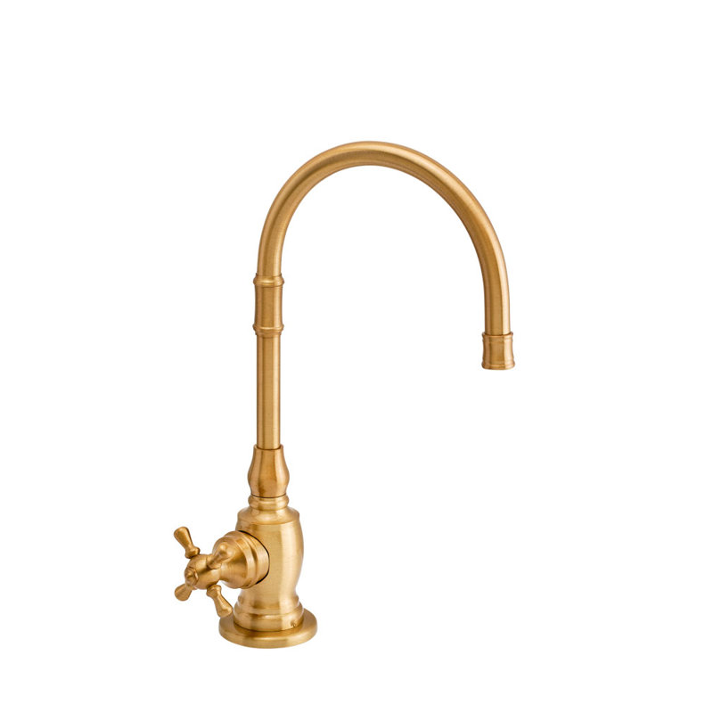 Pembroke Cold Only Filtration Faucet - Cross Handle, Satin Nickel