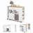 Pitkin Solid Wood Top Kitchen Island