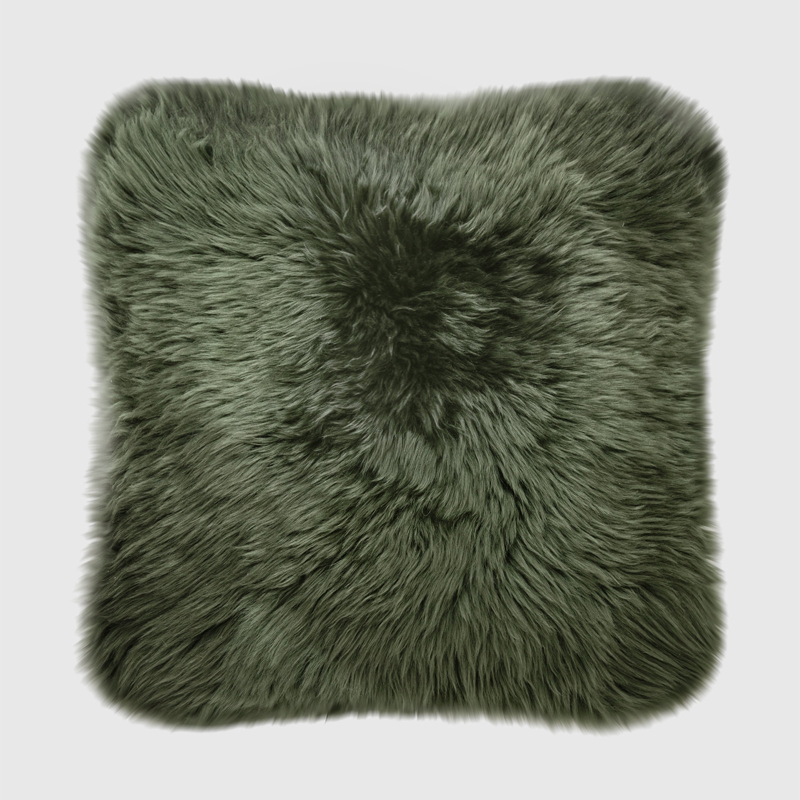 Fieldman Leather Throw Pillow, Cypress, 18" x 18"