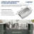 Farmhouse Workstation Kitchen Sink Gauge Stainless Steel Kitchen Sink Apron Front Kitchen Sink-123843506