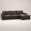 Novella Heirloom Quality RAF Chaise in Buttery Soft 100% Top Grain Leather, Made to Order-1489679840