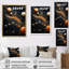 Abstrait nébuleuse café Nitro II - formes murales abstraites-1114301858-1114301857