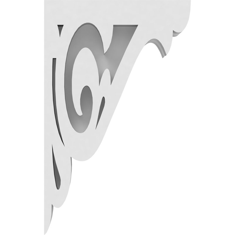 Corbeau en PVC de qualité architecturale Bordeaux, H 8 po x l 5 po x P 1,875 po