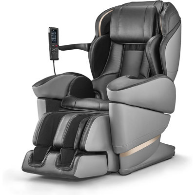 Synca Wellness JP3000-5D Ai Deluxe Zero Gravity Massage Chair | Ai Body Scan | Full Body Stretch | Dual Heat Therapy | 98 Massage Techniques & 38 Auto Courses (Black)