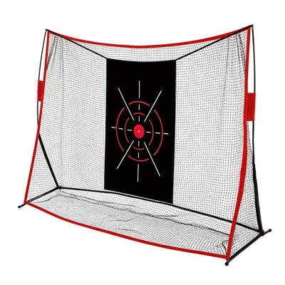 Filet de golf, filets de pratique de golf 10 x 7 pi avec tissu cible, sac de transport pour l'entraînement dans la cour arrière