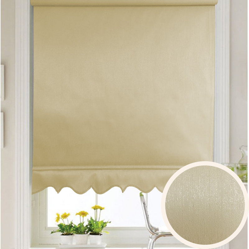 Rideau roulant occultant beige, L 59 po x L 102 po