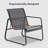 2-Person Wicker Patio Seating Group – Ergonomic Chairs & Glass Coffee Table, Weather Resistant-662401726