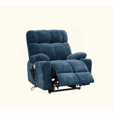 Dual OKIN Motor Power Lift Recliner Chair  For Elderly Infinite Position Lay Flat 180° Recliner With Heat Massage