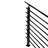 Modern Horizontal Adjustable Railing Banister System for Staircases Balconies and Decks Complete Guard Railing Kit-86192386