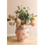 Vase en céramique avec détails menthe poivrée