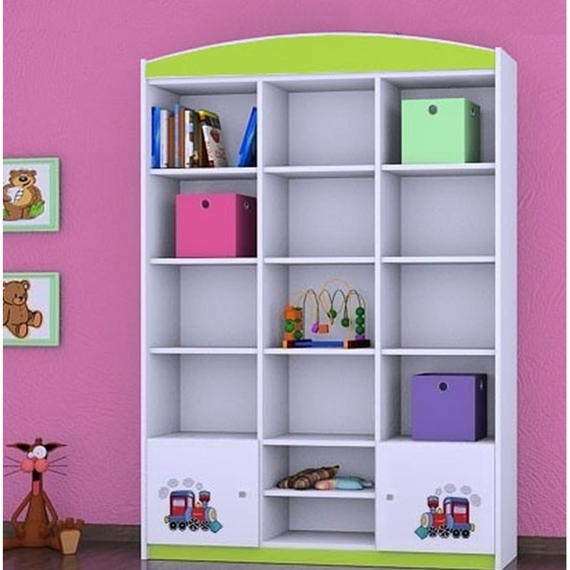 Asa 183cm H X 132cm W Kids Cube, Green