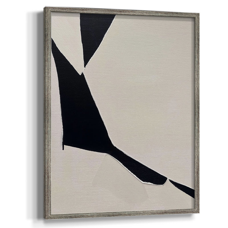 Série ABSTRACT DCXLI, reproduction encadrée - bois massif, H 11 po x l 9 po