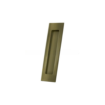 Deltana FP7178U19 Flush Pull, Rectangular, HD, 7" x 1-7/8" x 3/8", Solid Brass in Paint Black