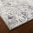TOWN & COUNTRY LUXE Opaline Bold Marble Area Rug with Glam Metallic Ribbed Texture Pile, Black-165316831