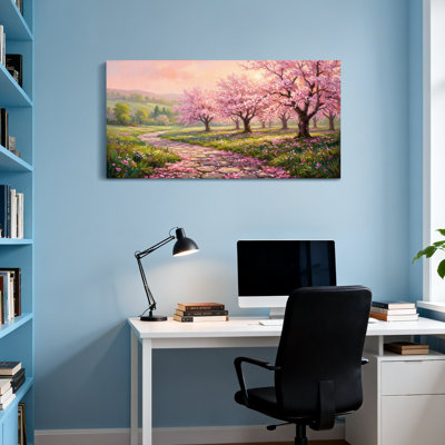 Scenic &Cityscapes Cherry Blossom Path Spring Landscape
