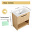 Meuble-lavabo sur pied simple 30 po avec comptoir en céramique Gatby-506933046-506933045