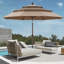 Parasol de patio en oléfine 3 étages 9 pi 9 pi-932715594