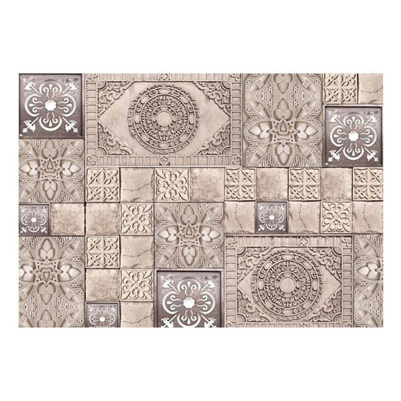 Murale carreaux de mosaïque en béton, L 110 po x l 157 po