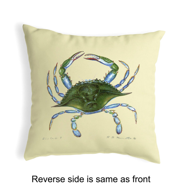  Crabe - housse de coussin carrée femelle et insert