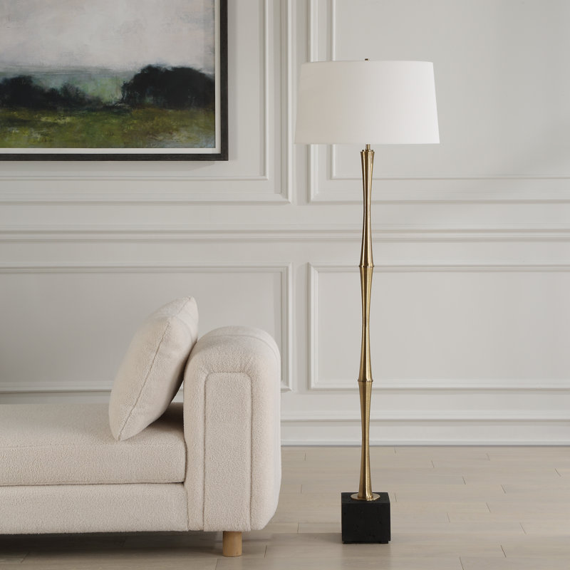 Lavdosh Antique Brass Floor Lamp