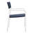 Raleigh Outdoor Patio Aluminum Dining Set with 6 Stackable Chairs-1899622256