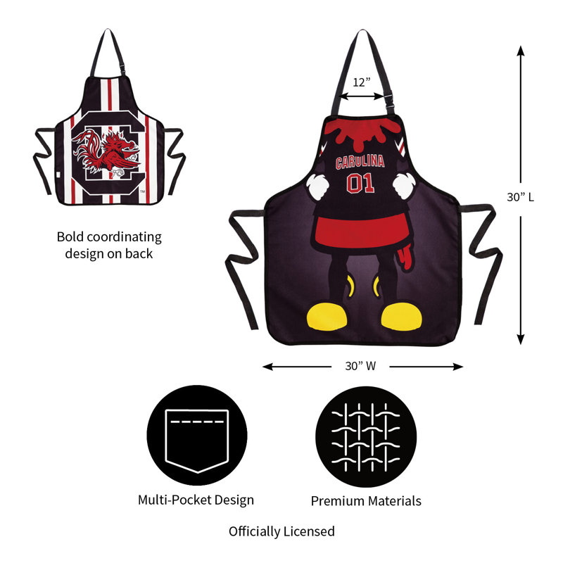 No Pattern Bib Apron, University Of South Carolina