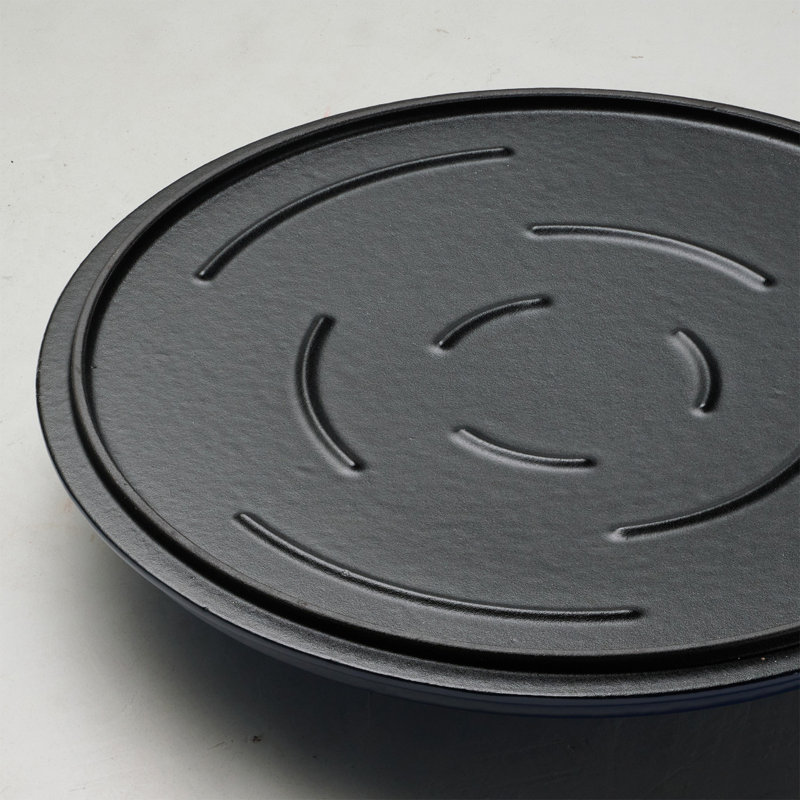 Tramontina Enamelled Cast Iron Saute Pan 30 cm, Blue