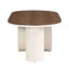 Table basse ovale de luxe industrielle, table basse de 47,24 po avec tiroir de rangement, centre de table en métal noir-125542138