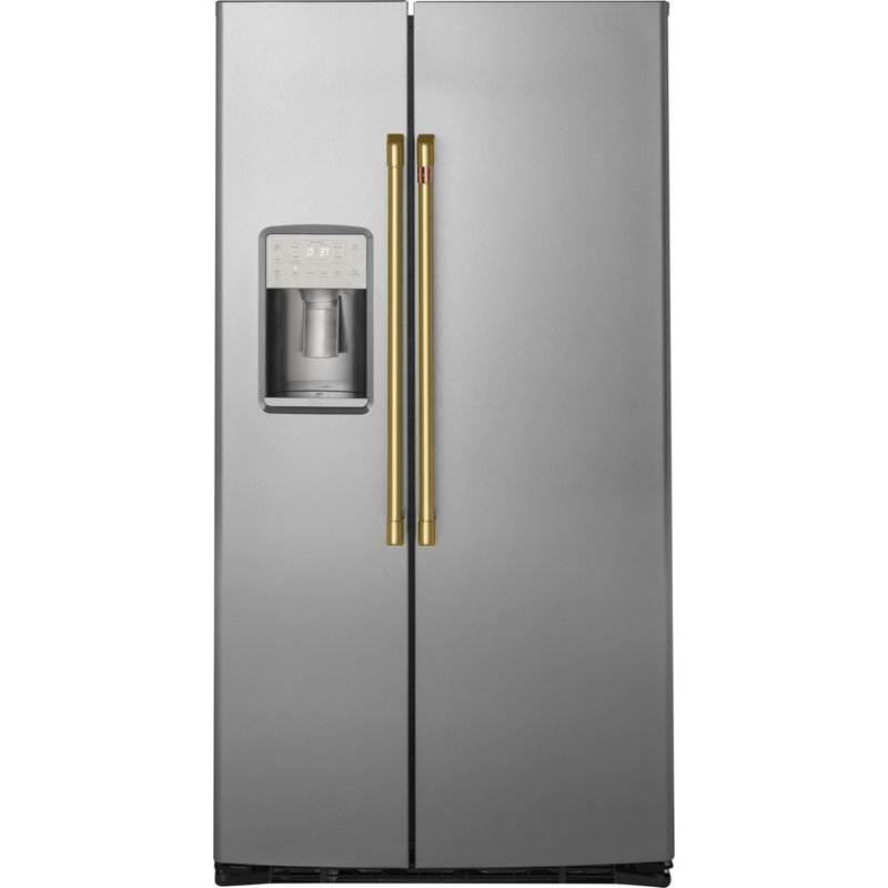 Refrigerator Handle, Brushed Brass