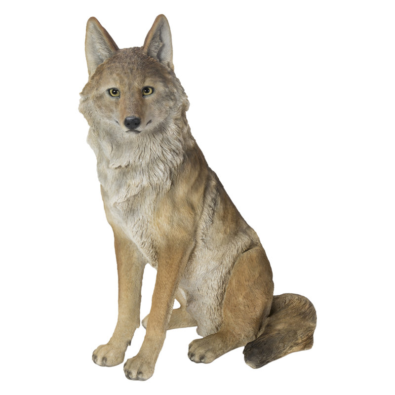 Sitting Coyate Statue