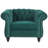 Engelgard Velvet Chesterfield Chair-1393417719