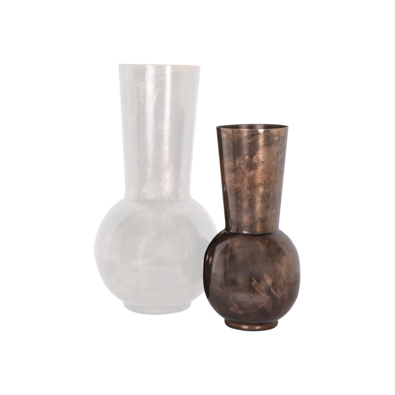 Vase Jolise L, 2 pièces, Hauteur totale - 17 po