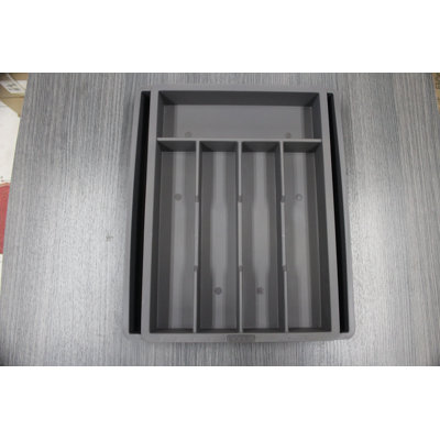 Freudberg 1.1'' H x 17.32'' W x 13.38'' D Flatware & Kitchen Utensils Drawer Organizer