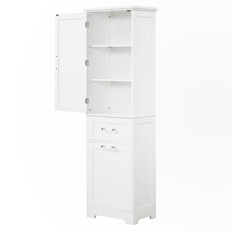 Medra Freestanding Bathroom Cabinet, White