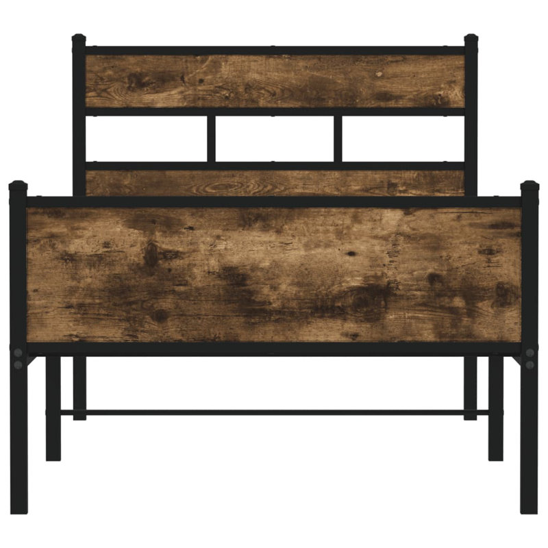 Bed, Small Single (2'6), Smoked Oak